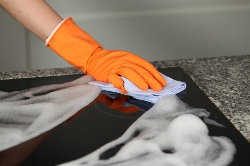 Professional upholstery cleaning in Harringay for a fabric sofa