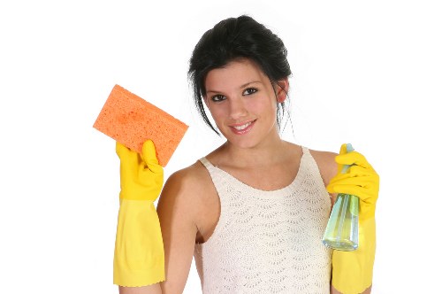 Accessible cleaning website illustration for Harringay Cleaners