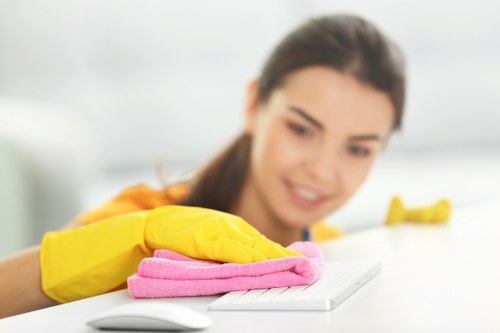 Harringay Cleaners team providing careful cleaning service