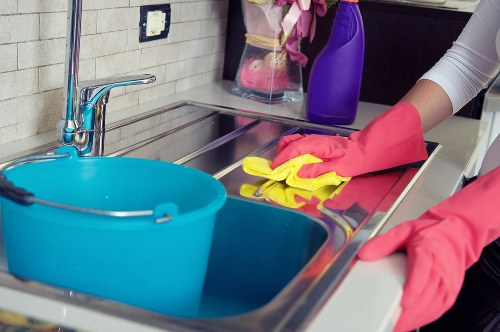 Kitchen deep cleaning details in Harringay