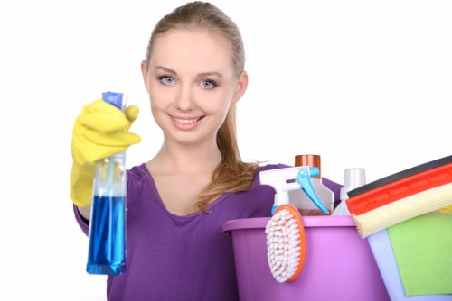 Detail-oriented cleaning work in a home or workplace